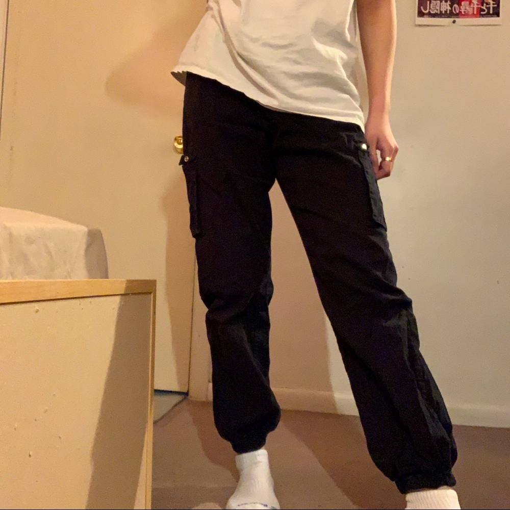 Black Cargo Pants